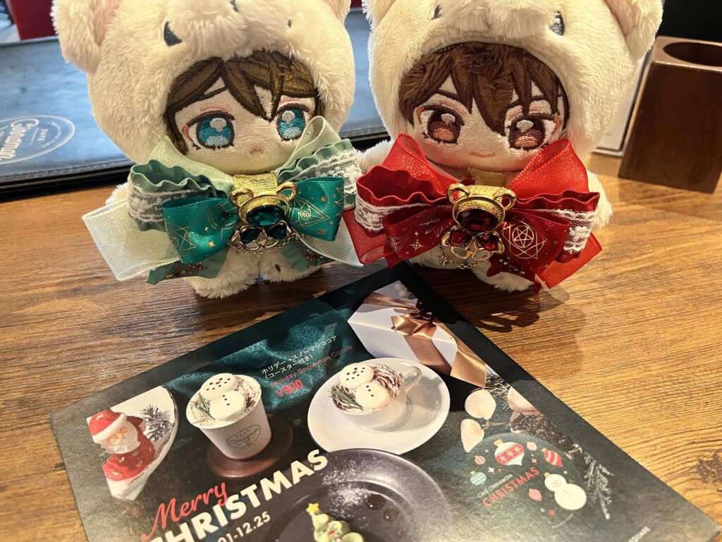 カフェシナモンでのぬい撮り
